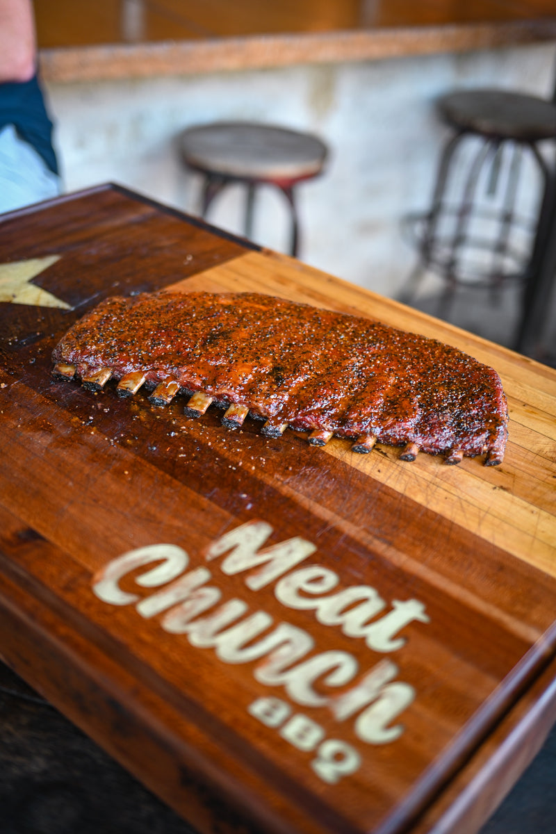 Texas Style Pork Short Ribs with Meat Church 