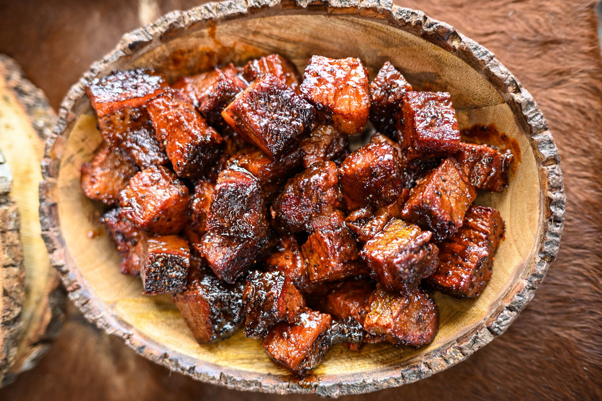 Meat Church BBQ - Brisket burnt ends made with TX Whiskey