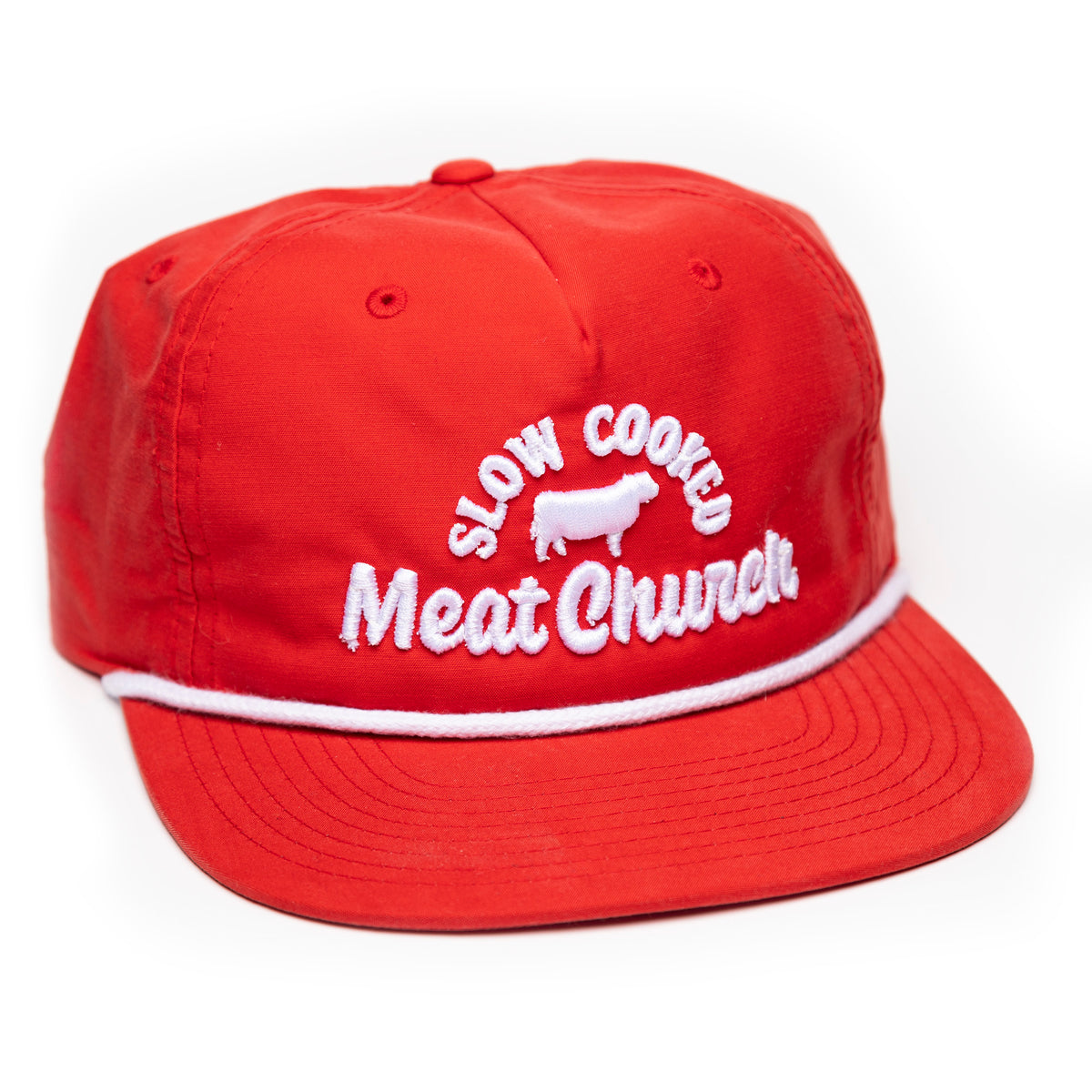 Slow Cooked Rope Hat Red/White Meat Church