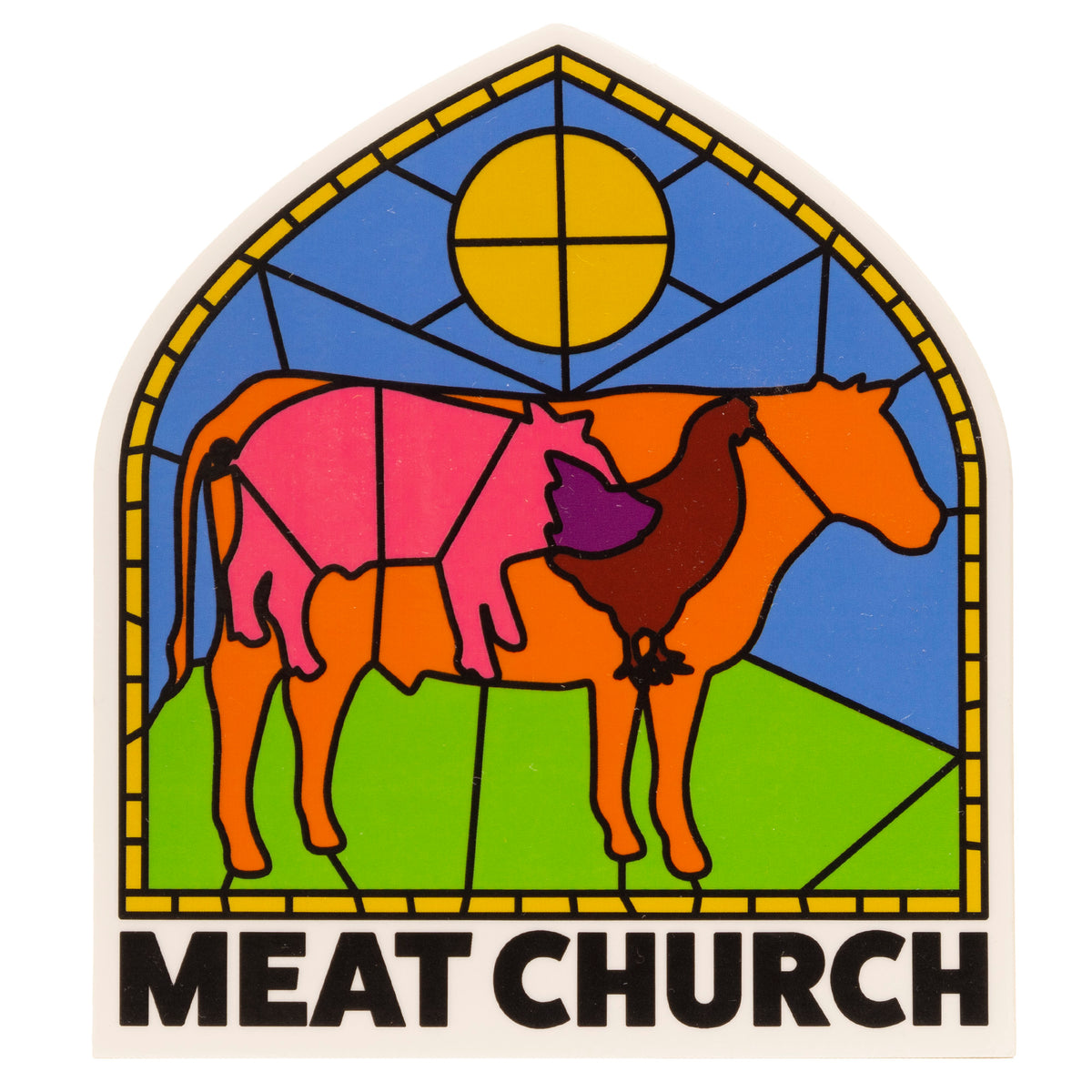 Logo Sticker – Meat Church