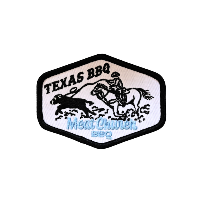 Texas BBQ Cowboy Patch