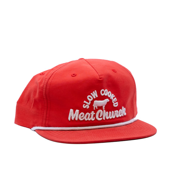 Slow Cooked Rope Hat - Red/White